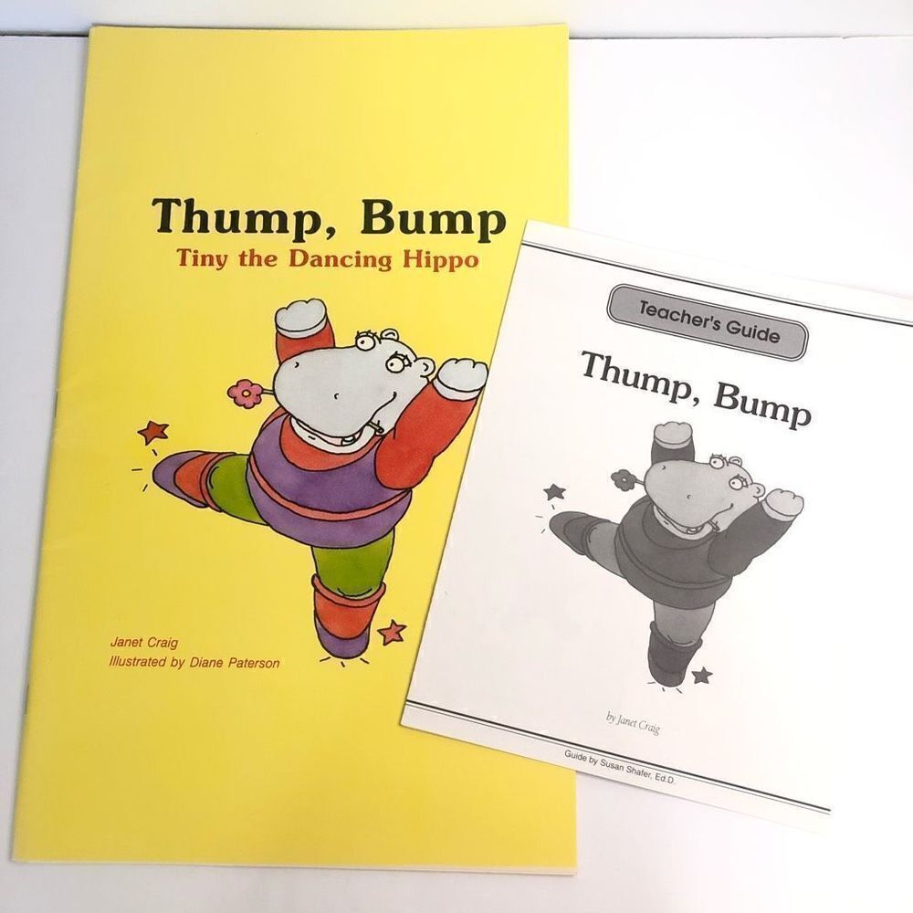 thump bump‎ tiny the dancing hippo by janet craig giant reader teacher classroom